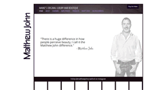 Desktop Screenshot of matthewjohnsalon.com
